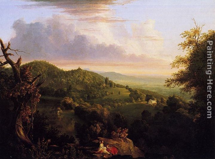 Thomas Cole View of Monte Video, Seat of Daniel Wadsworth, Esq.